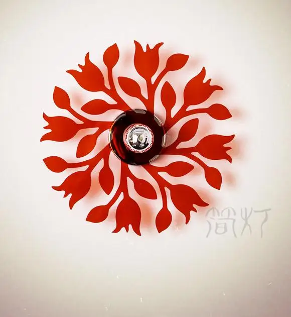 

Modern contemporary flower foliage projection Wall lamp Shadow Wall Sconce light art decoration for home bedroom
