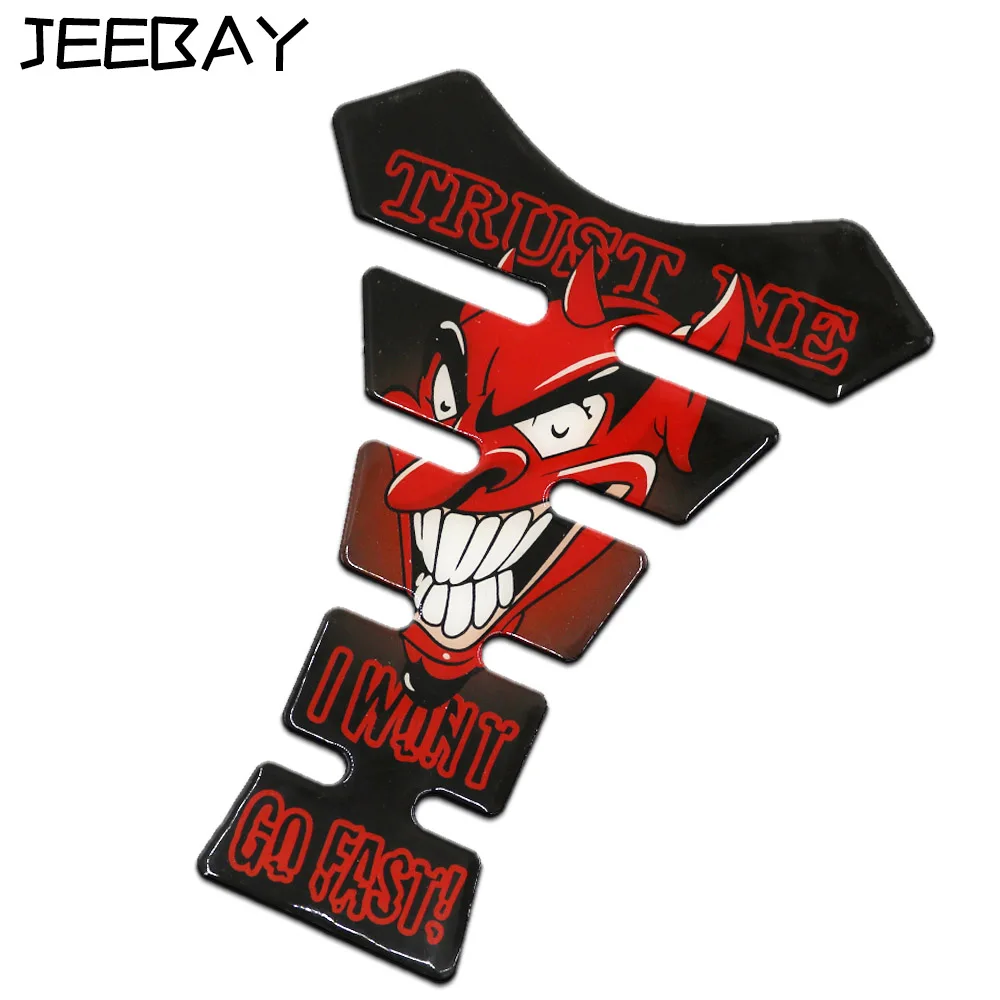 JEEBAY 20 шт. с логотипом devil для мотоцикла защита наклейки на бак бак|Наклейки и