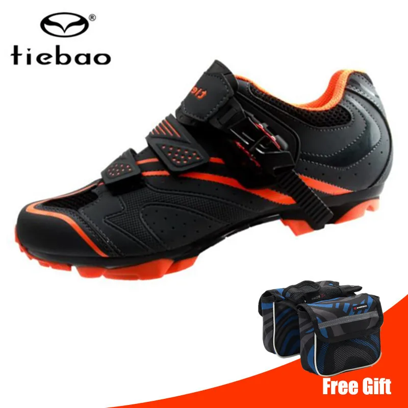 B1413 O Tiebao Sapatilha Ciclismo Mtb велосипедная обувь, профессиональные мужские кроссовки, женская обувь для велосипеда Mtb, самоблокирующаяся обувь для горного велосипеда - Цвет: B1413 O
