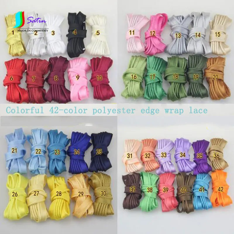 Сделай Сам красочные 40 цветов Полиэстер Хлопок сердечник украшение кружева