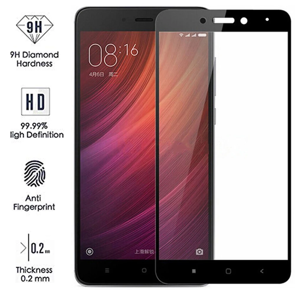 Защитное стекло note4x для xiaomi redmi note4 ksiomi red mi 4x 4a xiaomei 4 x a x4 защита экрана из