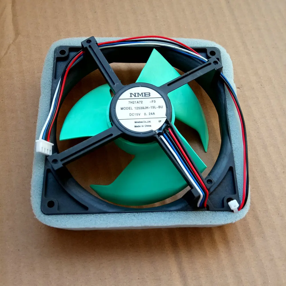 Новый оригинальный вентилятор охлаждения холодильника NMB 12539JH 15L BU DC15V 0.24A 12