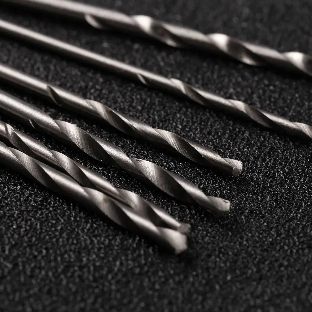 High Speed Steel Straight Shank Twist Hand Drill Bits Silver Set | Инструменты