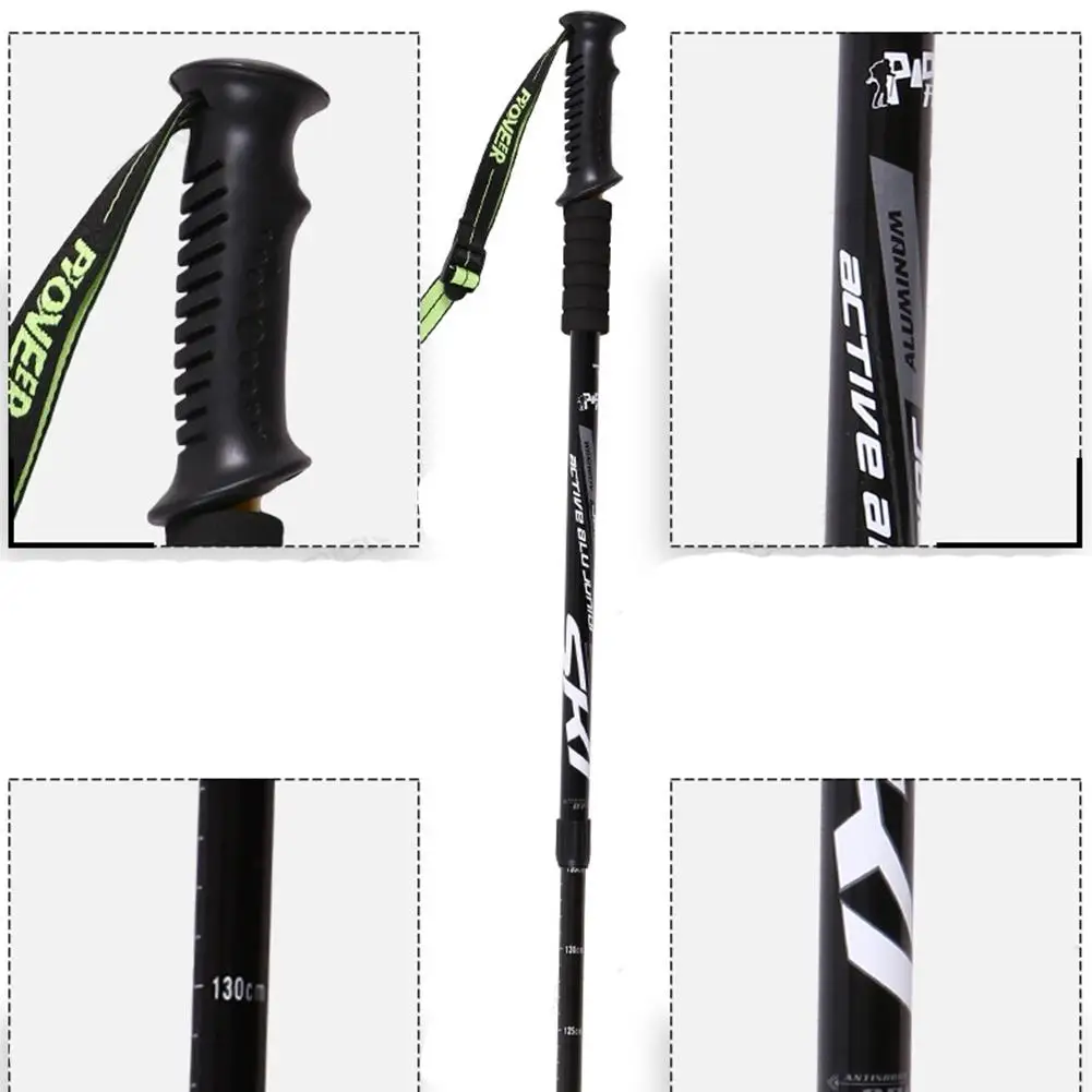 Mounchain 2 шт. треккинговые палки антиударные прочные алюминиевые походные палочки