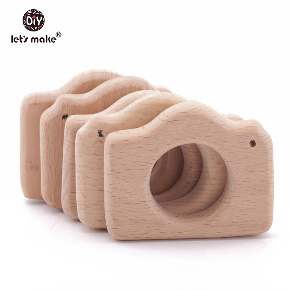 Давайте сделаем деревянную камеру для прорезывания зубов деревянная погремушка