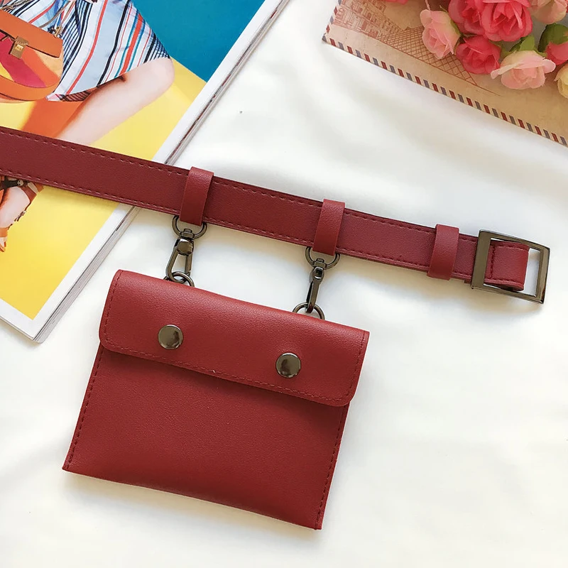 

New brand designer Waist Bag For Women High Quality PU Leather Belt Bag Women Female Leisure Wallet Holder Waist pack