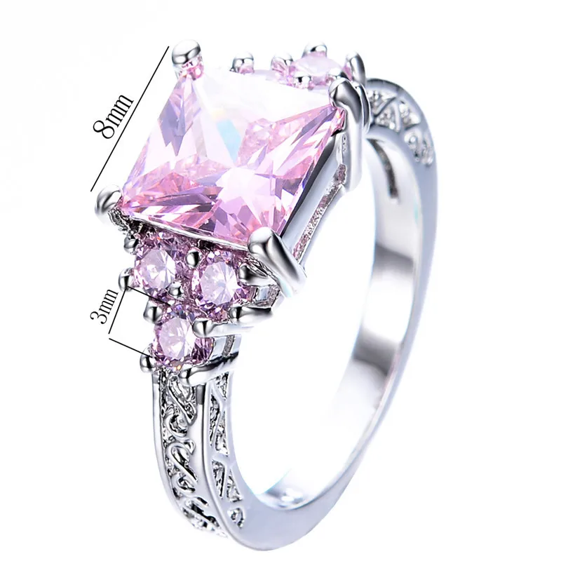 Обручальные кольца для женщин и девочек обручальные с разноцветным цирконием