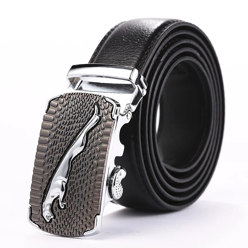 Ремень LFMB мужской из натуральной кожи роскошный модный пояс с металлической