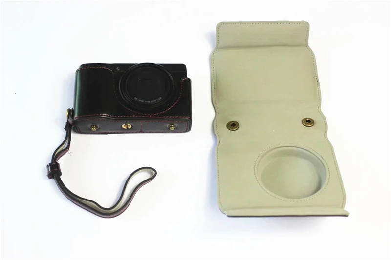 Новый Роскошный PU кожаный чехол для видеокамеры сумка Ricoh GRIII GR3 GR-3 ремешок