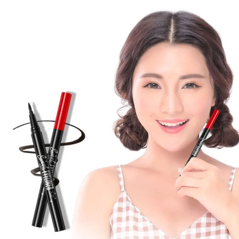 Новинка водостойкая жидкая подводка для глаз макияж быстросохнущая крутая