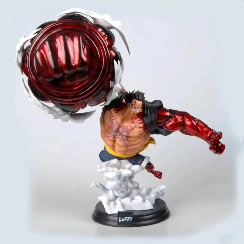 once Piece caliente 39 cm Monkey D. Luffyde Gear fourth Big PVC figura modelo juguetes Luffy batalla Ver figuras Dropshipping. | Дом и сад