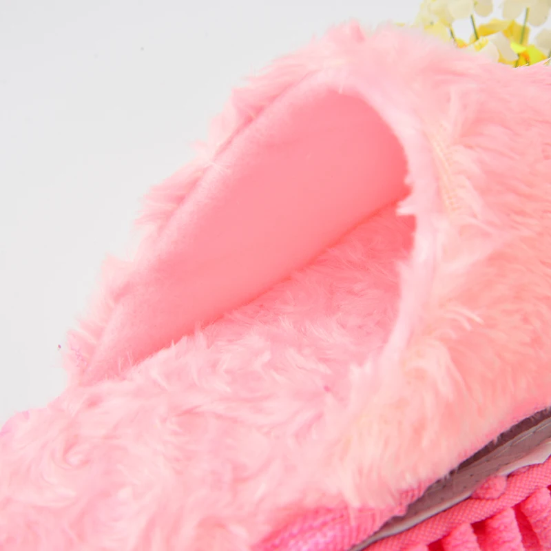 Милые розовые домашние тапочки без застежки с открытым носком для уборки вашего