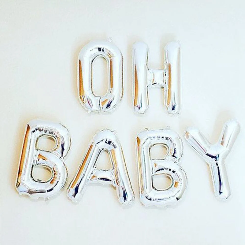 Yoeriwoo Baby Shower фольга воздушный шар для мальчиков или девочек детский пол набор