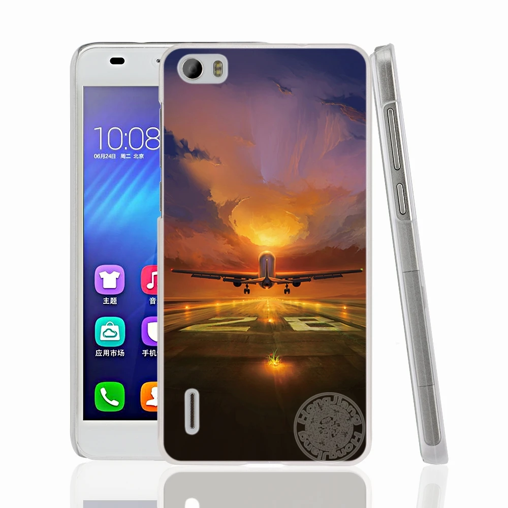 Чехол HAMEINUO для сотового телефона с воздушным самолетом huawei honor 3C 4A 4X 4C 5X 6 7 8 Y3 Y5 Y6 2 II