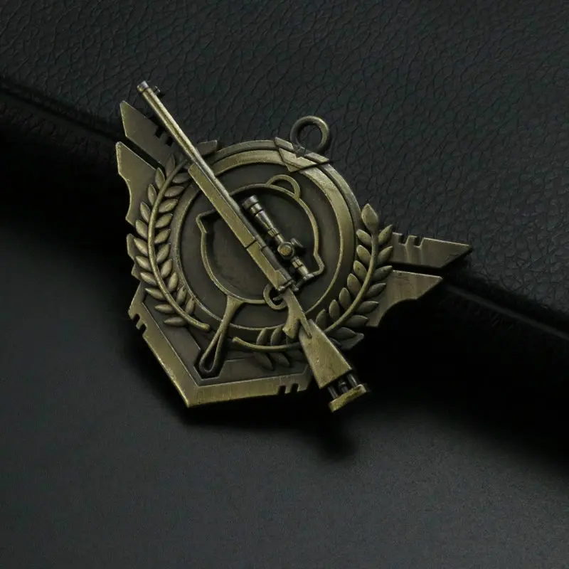 

2020 New Playerunknown's Battlegrounds Keychain PUBG Round Dog Tag Small Key Chain Ring Holder Portachiavi Porte Clef Men Gifts