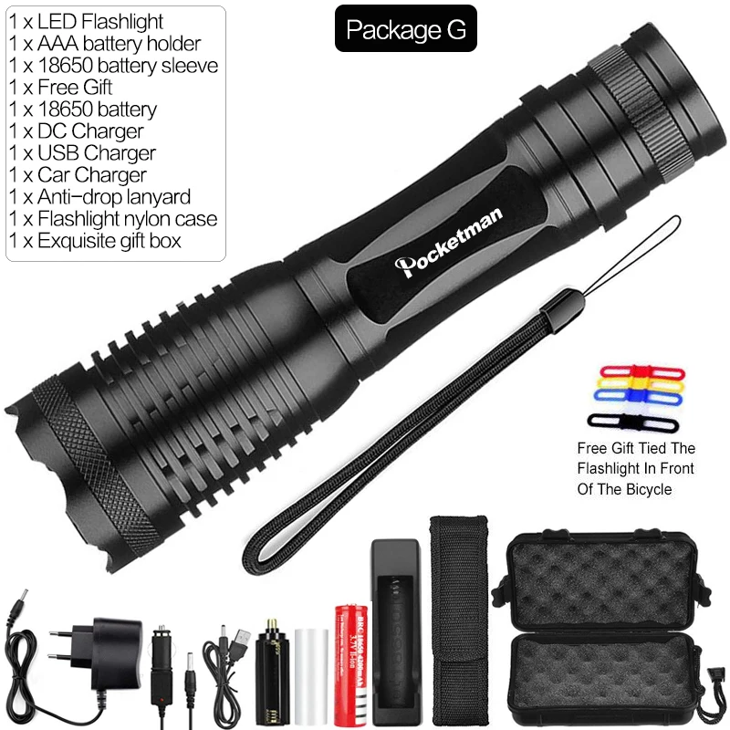 Package G 2 в 1 УФ фонарик светодиодный Linternas фонарь 395nm Ультрафиолетовый детектор мочи для кемпинга пешего туризма ковер домашнее животное моча ловить скорпионов - Испускаемый цвет: Package G