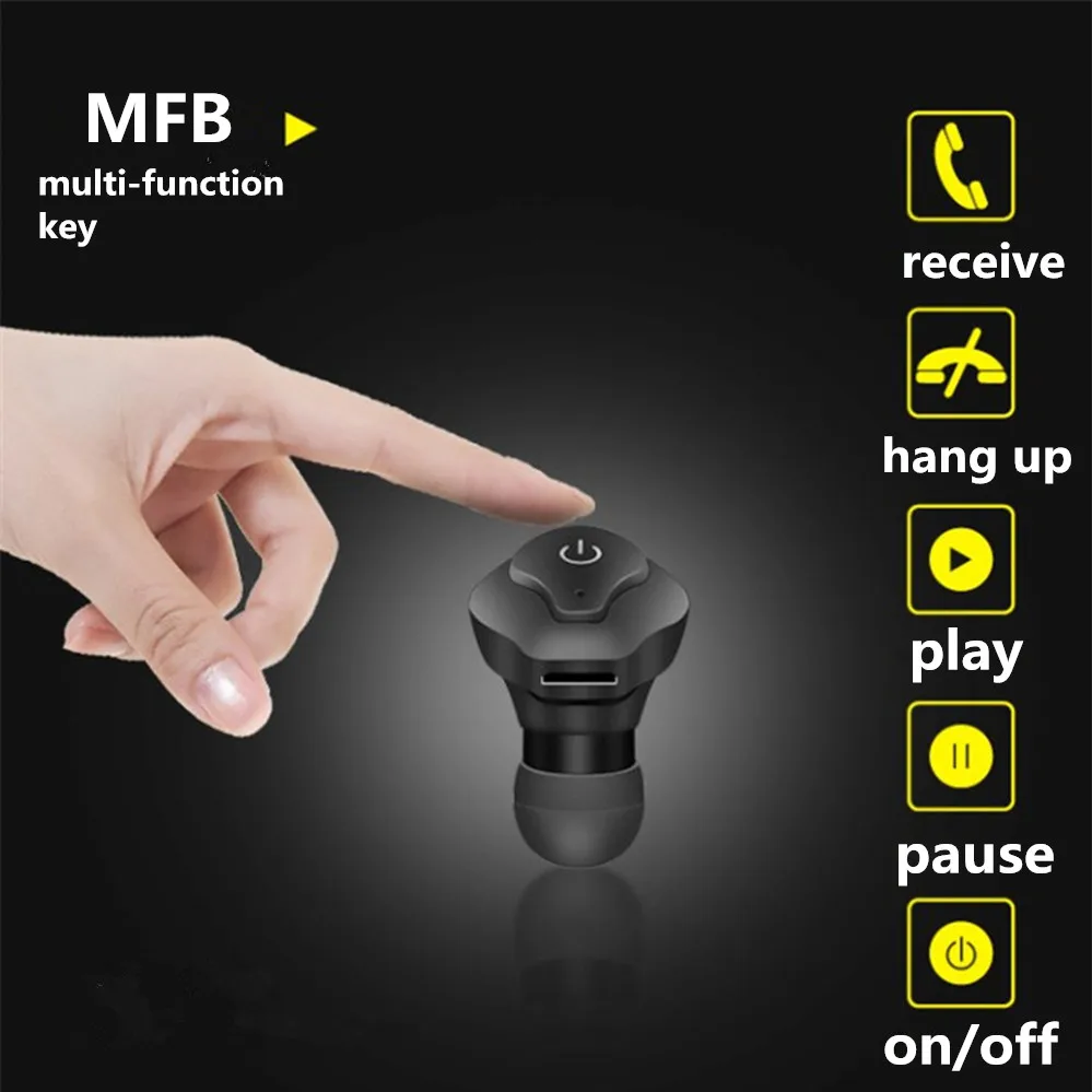 AF A1 Twins TWS беспроводные наушники Mini Bluetooth V4.2 вкладыши стерео Спортивная