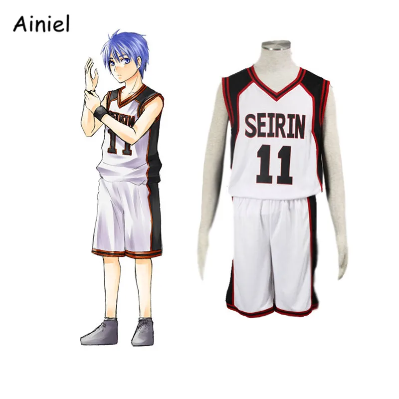 Anime Kuroko No Basket Jersey Cosplay Clothes Basketball Uniforms Men Absorb Sweat Tetsuya Costume Quick-drying Adult | Тематическая