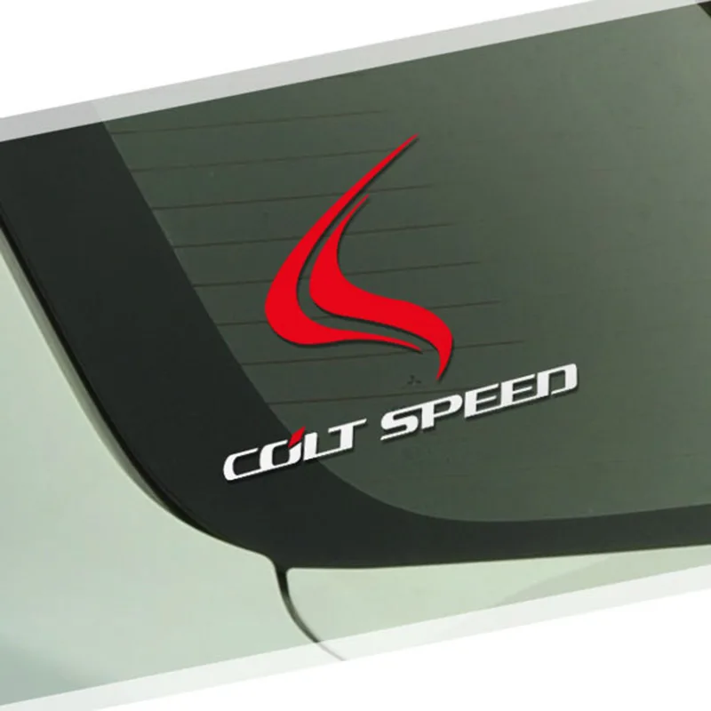 15x12 см Colt speed Red Flame C столб боковое окно для автомобильного стайлинга светоотражающий виниловый стикер переоборудование внешние наклейки для Mitsubishi