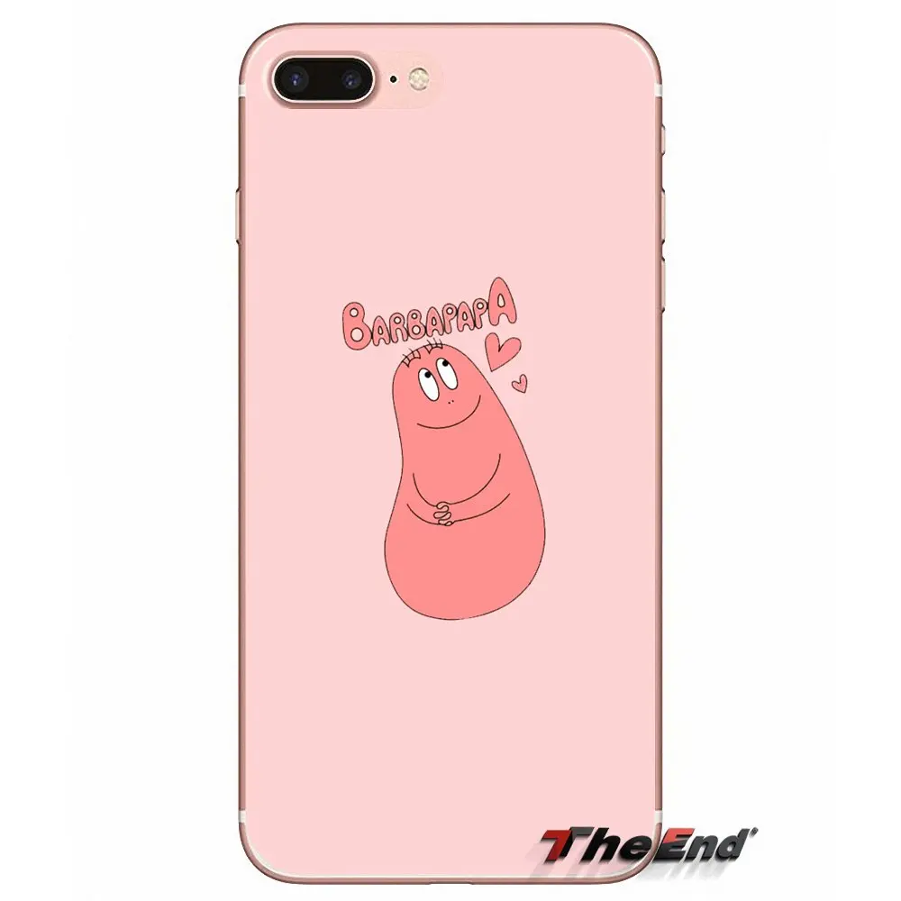 Чехол для Samsung Galaxy S3 S4 S5 MINI S6 S7 edge S8 Plus Note 2 3 4 5 Grand Core Prime Les Barbapapa Barbamama Pink Smile|case plus|for