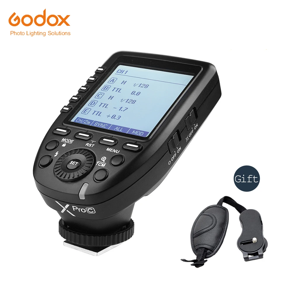Godox Xpro-C Xpro C передатчик триггера для Flash-Поддержка E-TTL II авто Canon Камера |