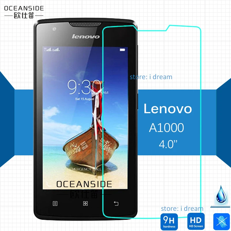 2 шт. для lenovo A1000 A2800 закаленное стекло 4,0 дюймовый защитный экран 2,5 9h защитная пленка на 1000 A2800-d A 2800