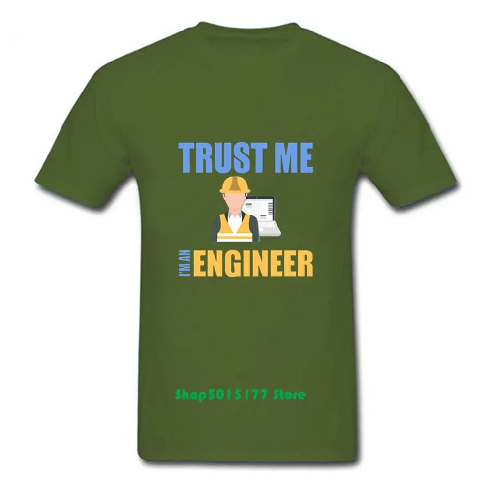 Мужские футболки с коротким рукавом из 100% хлопка Trust Me I'm An Engineer весна лето