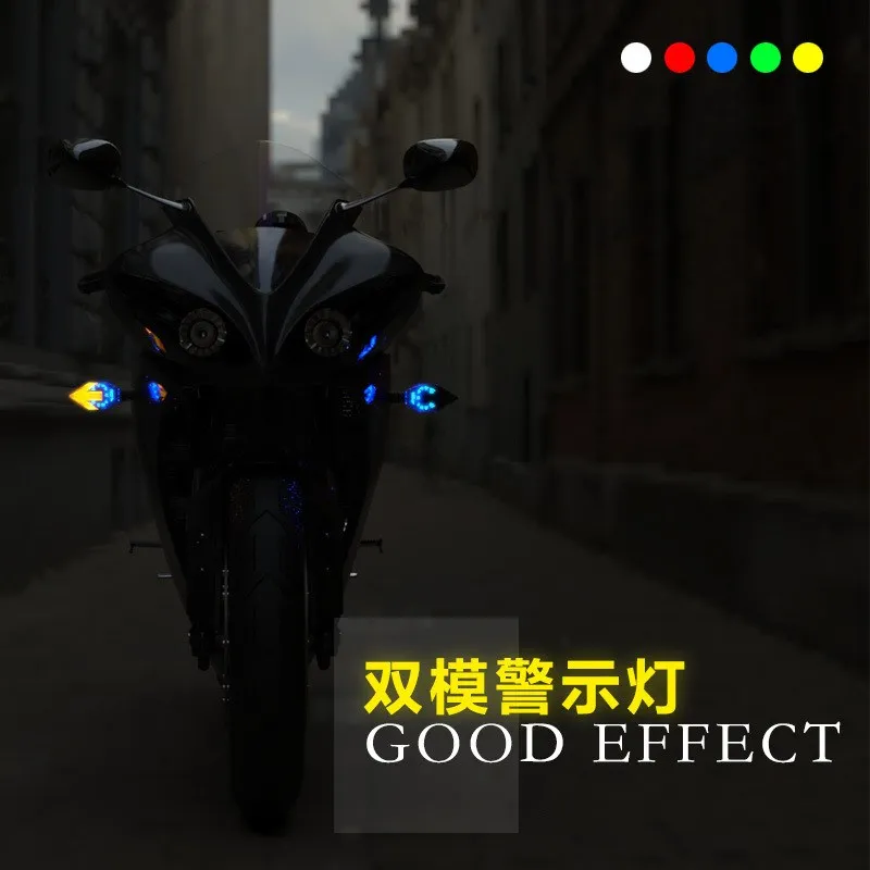 Светодиодный фонарь для мотоцикла rcycle 12 В с поворотным сигналом мигающая фара