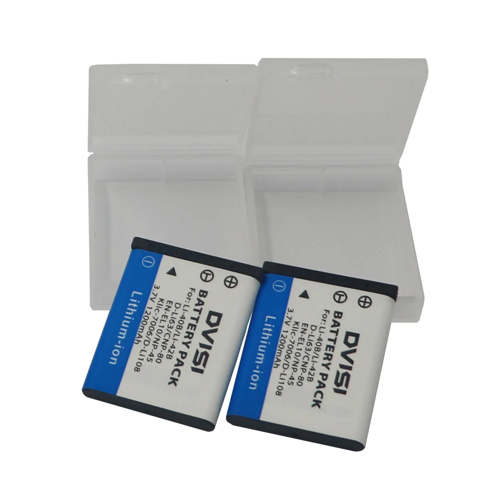 Аккумулятор для фотоаппарата OLYMPUS U700 U710 FE230 FE340 FE290 FE360 U1040 X915 VR320 VR330 2 шт.|Цифровые
