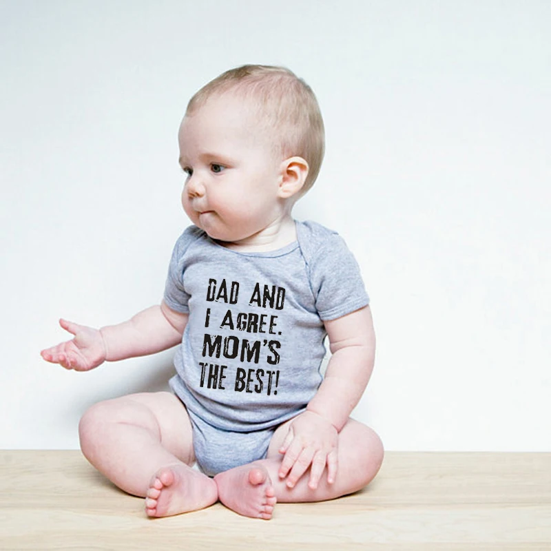 2019 Одежда для новорожденных одежда с коротким рукавом девочек и мальчиков папа я