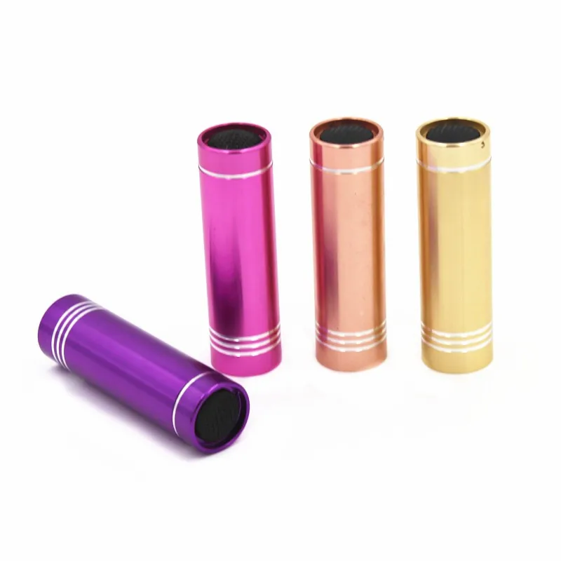 Мини фонарик из алюминия белый/УФ ультрафиолетовый светильник вспышка