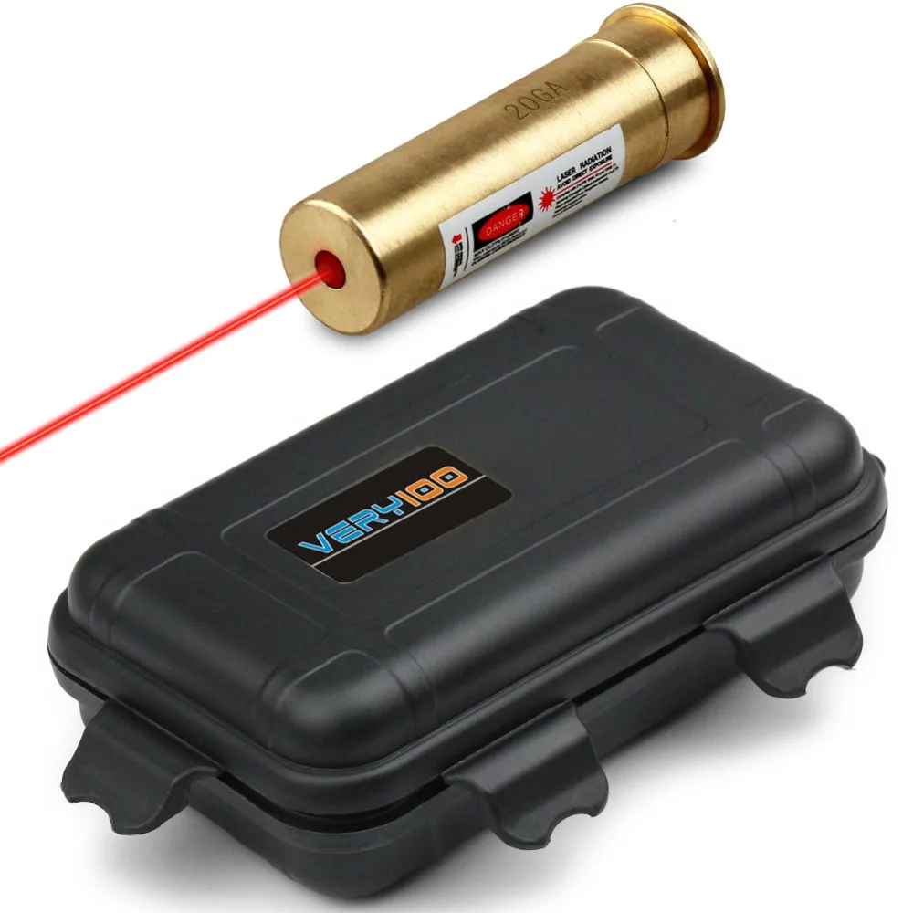 20 Gauge латунь красный лазерный картридж Диаметр Sight 20ga + VERY100 Водонепроницаемый Box