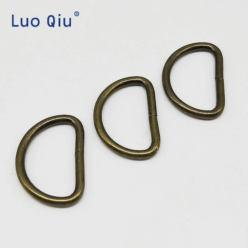 (8 pieces/lot) Bronze 25mm D ring metal buckles Garment Accessories bags buckle Luggage hardware materials | Дом и сад