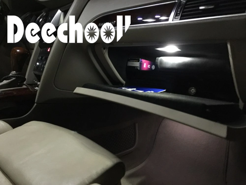 Автомобильная светодиодная лампа deechooll 15 шт. для VW Passat B7 3C белая внутренняя