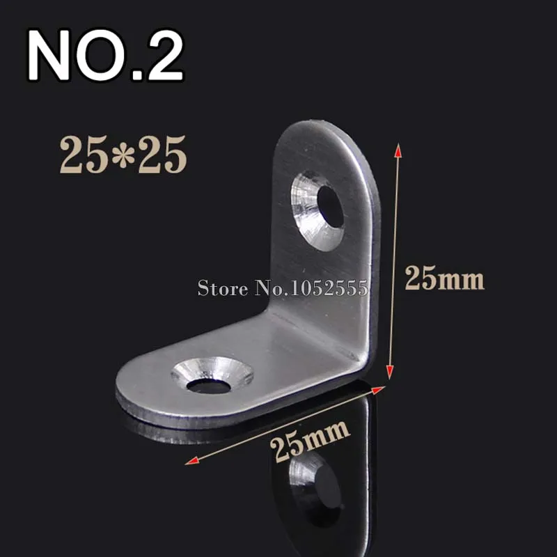 10 шт. угловые металлические скобы для мебели Угловые Скобы Из Нержавеющей Стали