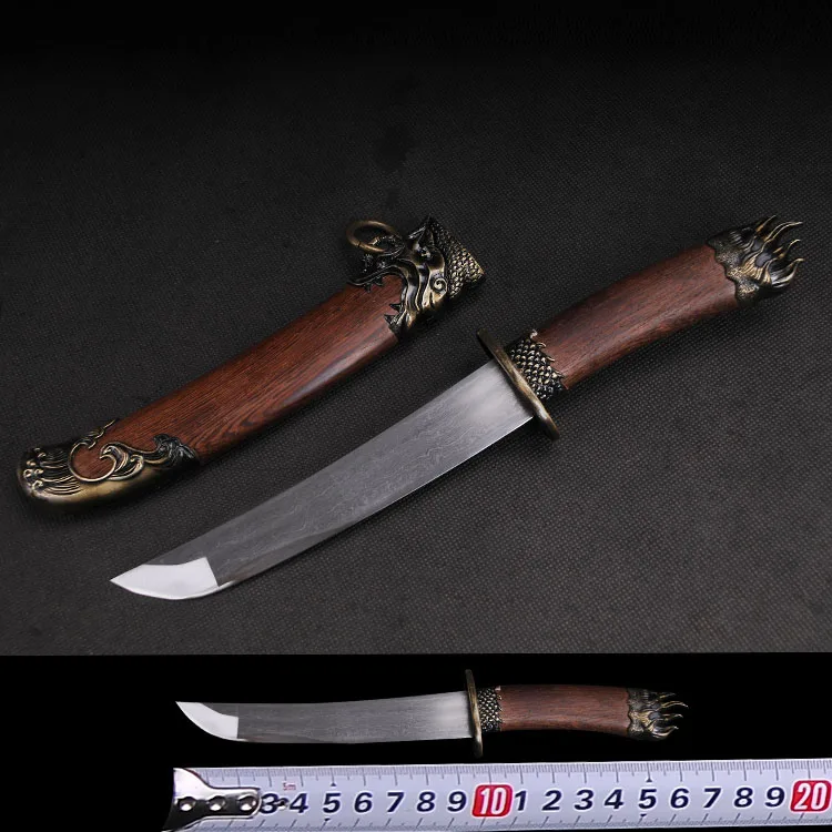 Китайские маленькие короткие мечи острый самурайский нож ручной работы