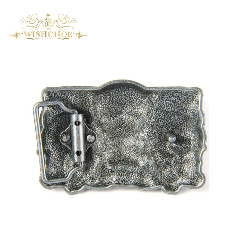 Wishonor 2017 казино три улыбающихся черепа Мужская пряжка ремня модная классические