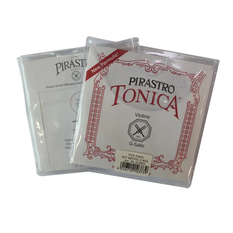 Лидер продаж Пирастро Tonica скрипки струны 4 шт./компл., e, красные/зеленые/голубые/желтые/d нейлон скрипки струны 4/4 3/4