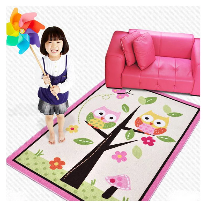 Ковер гостиная спальня детская Коврик Прямоугольник с рисунком Совы
