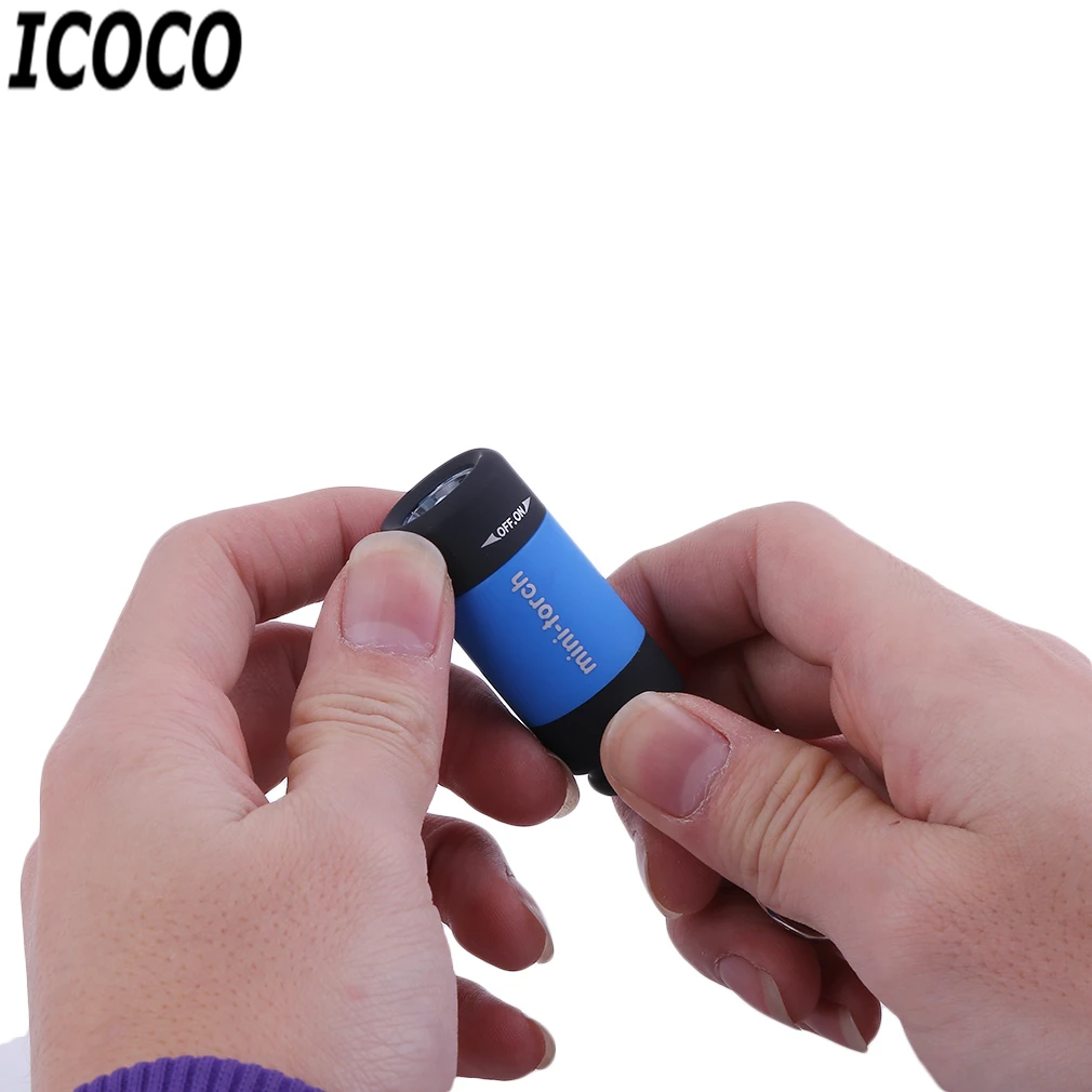 ICOCO 1 шт. портативный мини-брелок Карманный фонарь USB Перезаряжаемый светильник вспышка лампа 0,5 Вт 25лм многоцветный Мини-фонарь новое поступление