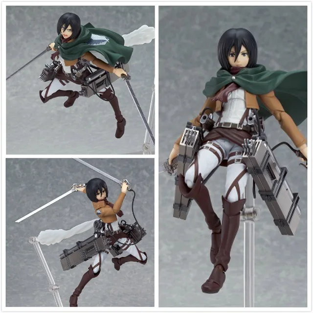 Атака на Титанов Eren Jaeger 207 Mikasa Ackerman 203 213 Mikasa Ackerman фигурка коллекционная игрушка 14 см
