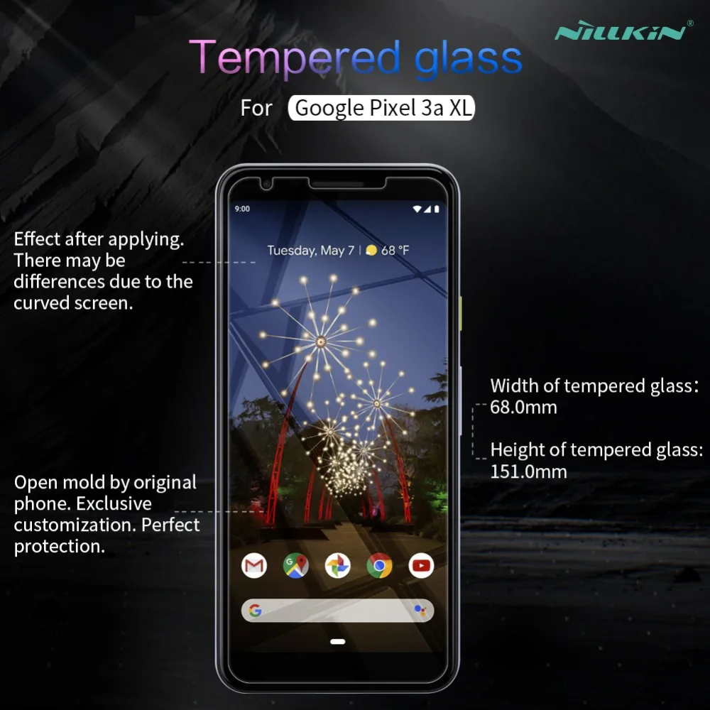 10 шт./лот,, NILLKIN Amazing H+ PRO, Взрывозащищенная защитная пленка из закаленного стекла для Google pixel 3a/pixel 3a XL