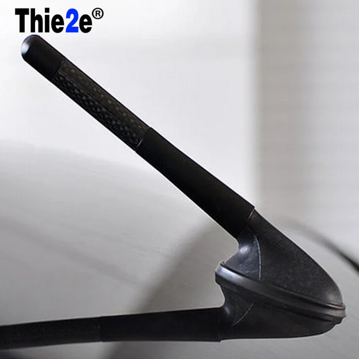 Стайлинг автомобиля автомобильная антенна FM радио из углеродного волокна