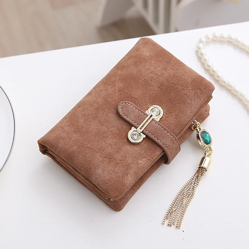 Brand Fashion Women Hasp Short Wallet Ladies Card Bag For 2019 Clutch Female Purse Money Clip F0045 | Багаж и сумки