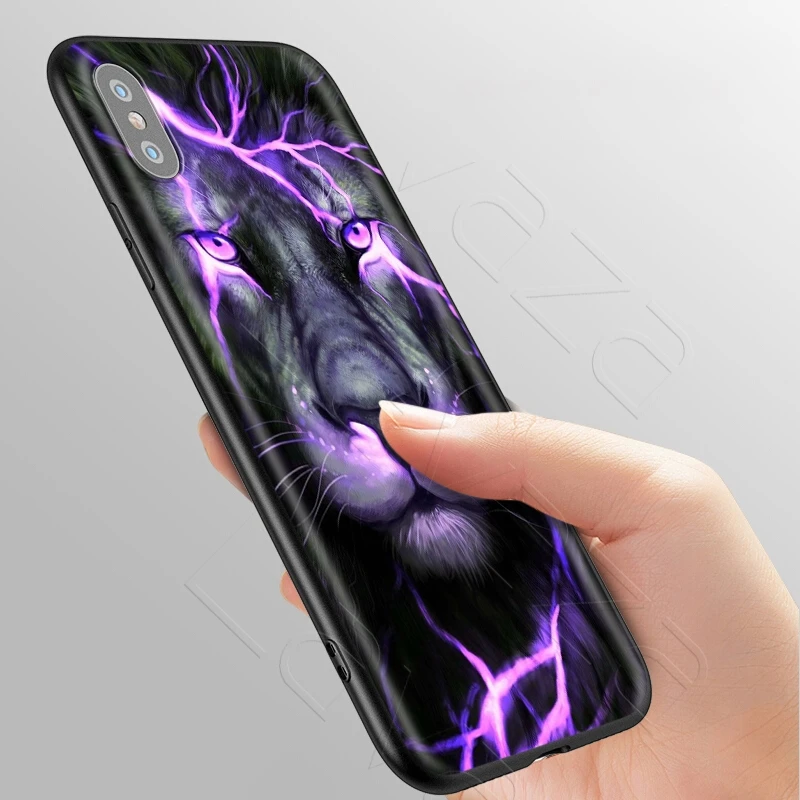 Lavaza Abstract Animal Lion Wolf Tiger Case for iPhone 11 Pro XS Max XR X 8 7 6 6S Plus 5 5s se |
