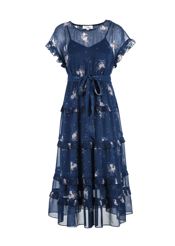 Платье с оборками и принтом Vero Moda | 31837B506