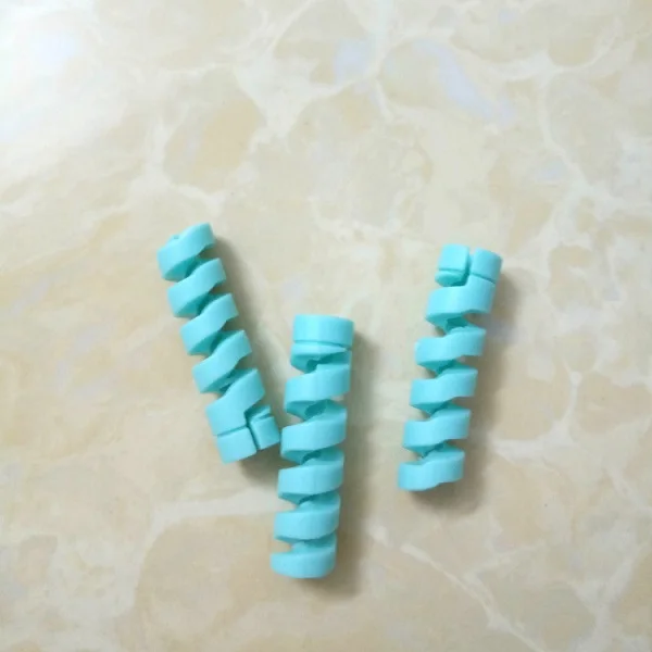cable winder Спиральный кабель протектор линия передачи данных силиконовая намоточная машина защитная для iphone samsung Android USB наушники с зарядным устройством чехол - Цвет: cable winder