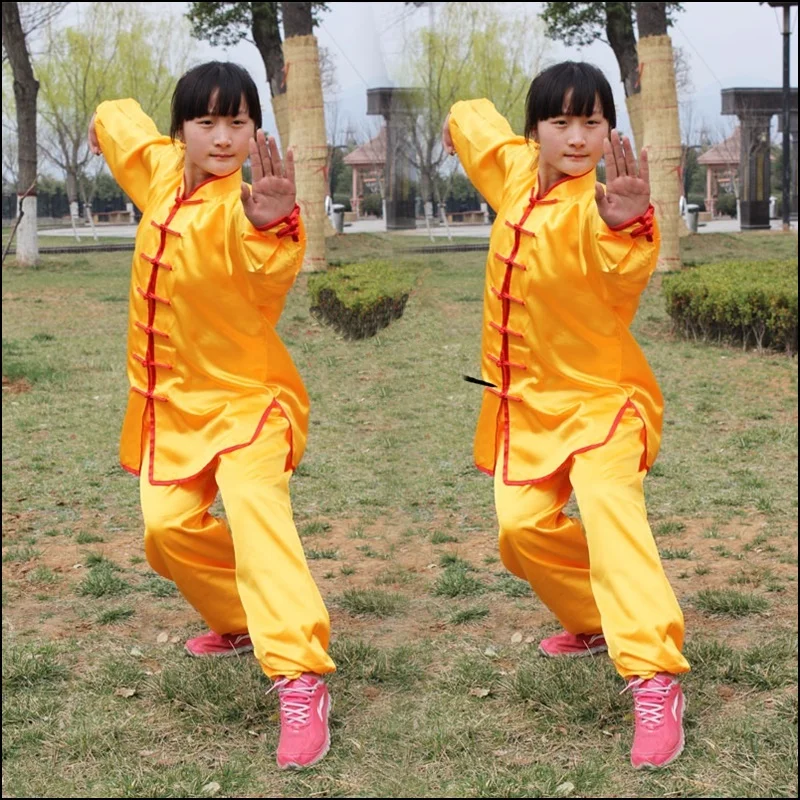 Одежда Кунг-фу Wushu одежда костюм для боевых искусств тренировочная форма shaolin kungfu