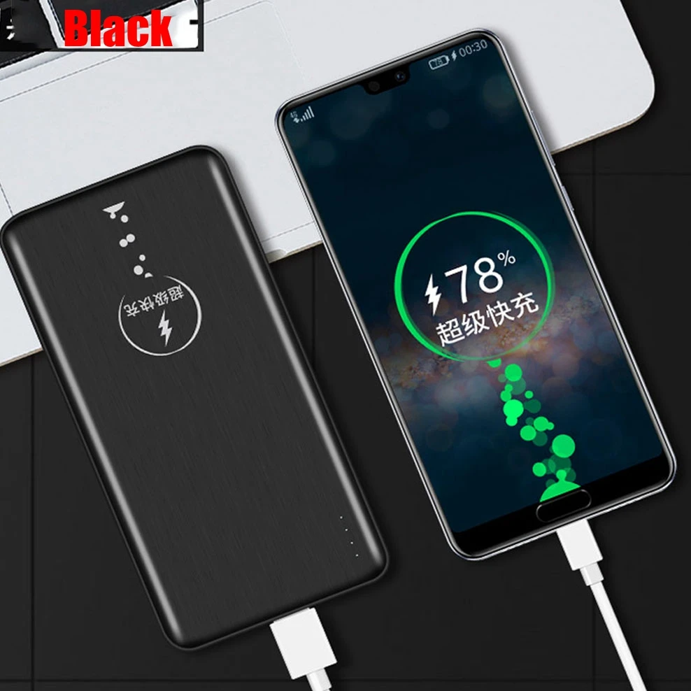 Supercharge power bank 10000 мАч SCP супер Зарядка power bank 5A FCP портативное зарядное устройство для huawei P20 Pro P10 mate 10 быстрое зарядное устройство