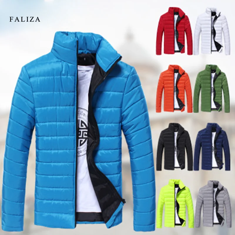 FALIZA новая мужская куртка 2018 брендовые зимние повседневные мужские куртки пальто